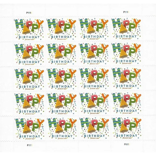 Happy Birthday 2021, Discounted Forever Stamps
